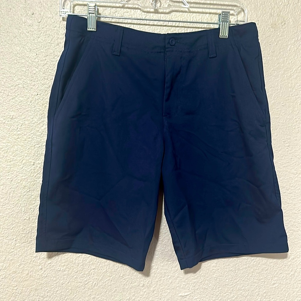 Under Armour Golf Shorts Navy Youth Large adjustable waist
